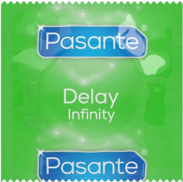 Презервативи Pasante Delay Infinity - пролонгуючі, продовжують статевий акт